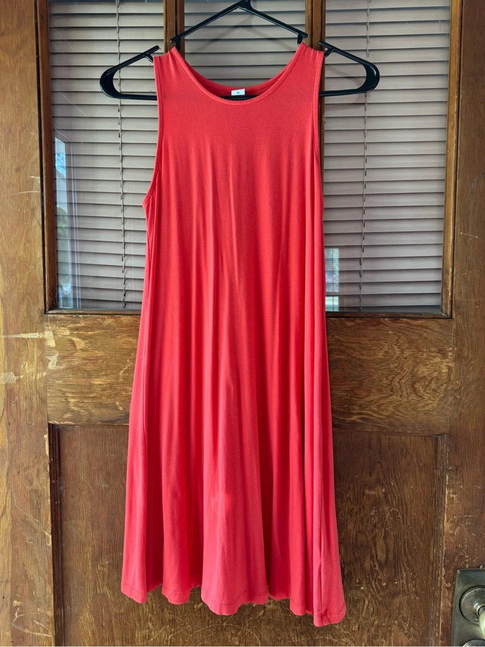 Old Navy Coral-Red Sleeveless Maxi Dress - Picture 1 of 2